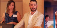 Miguel Neto and Penni Apperly from DST’s STEM team field questions from undergraduates earlier this year.