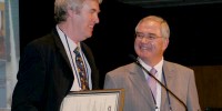 DSTO's Dr Allan Paull receives the von Karman Award for International Co-operation in Aeronautics.