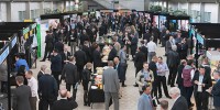 A crowd of representatives from Defence, industry and academia at DSTO Edinburgh for Partnerships Week 2015.