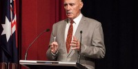 Warren Snowden speaks at the conference