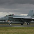 One of the crowd pleasing aircraft displays at the Australian International Airshow at Avalon in Victoria is the RAAF F/A-18F Super Hornet.